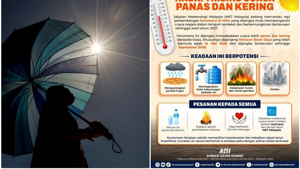 Malaysia Braces for Extended El Niño: Hotter, Drier Conditions Likely Until Early 2027
