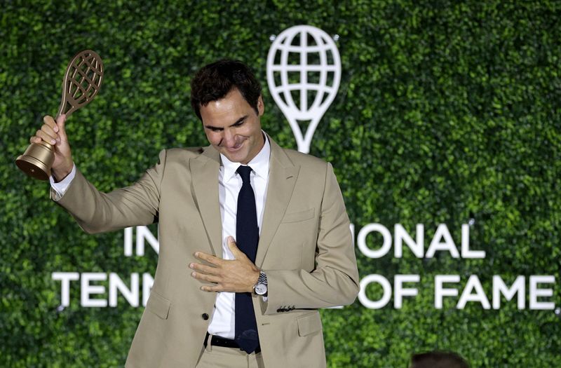 Federer Inducted into Tennis Hall of Fame, Calls Sport His Greatest Love