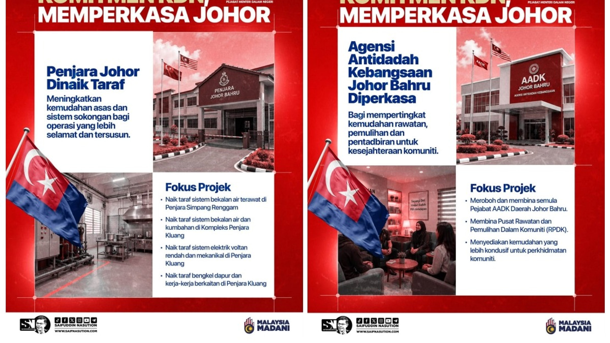 Home Ministry Targets Security Upgrade, Better Services Across Johor
