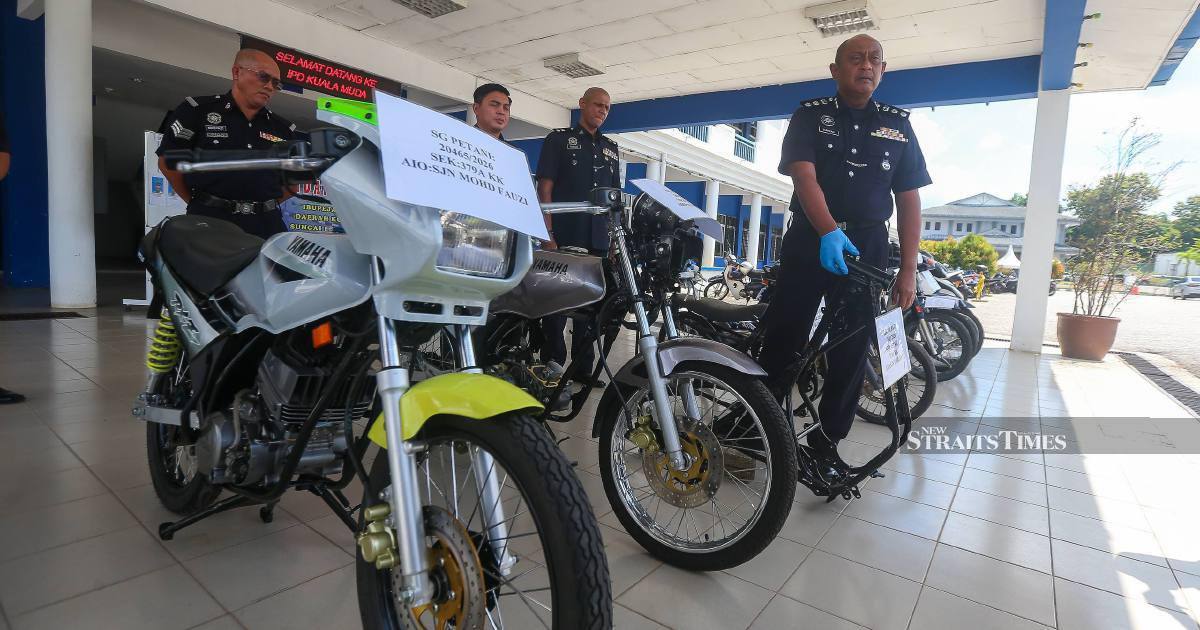 Four teens arrested in Sungai Petani motorcycle theft ring
