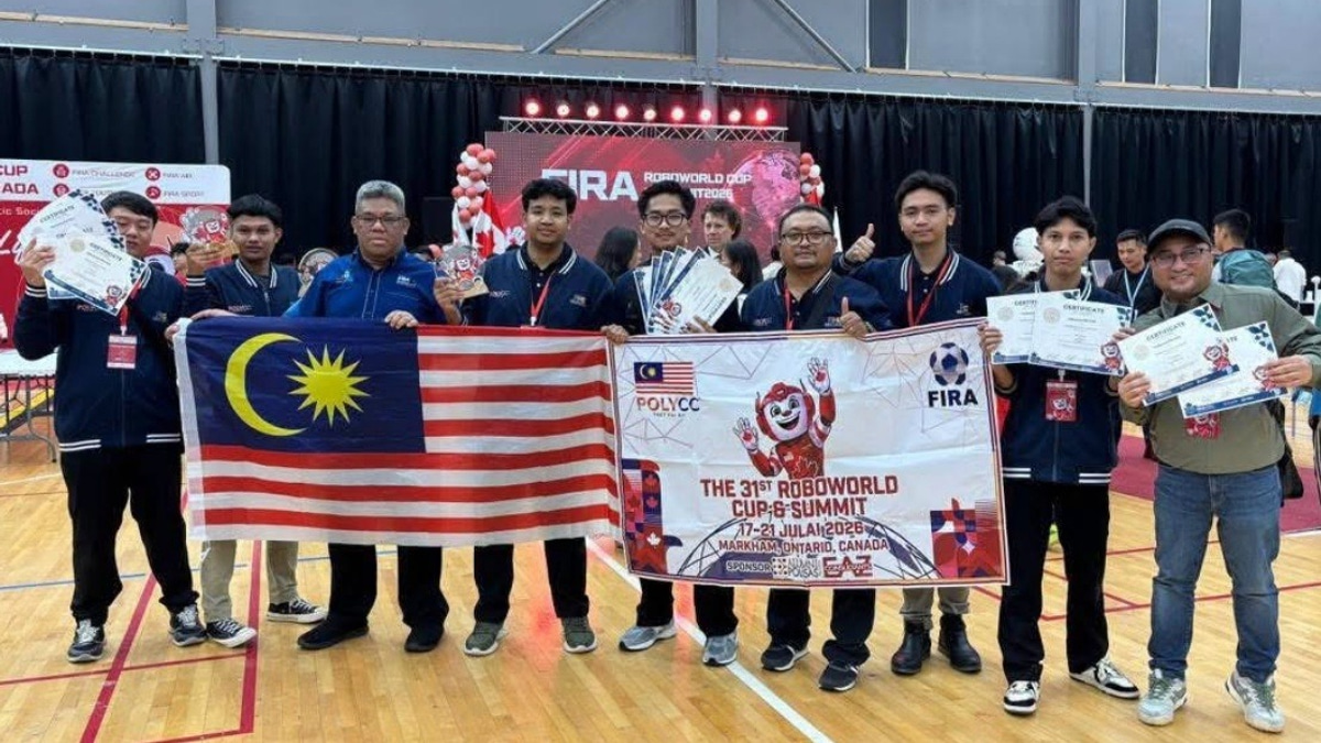 Malaysia's POLYCC Teams Deliver Strong Performance at FIRA RoboWorld Cup in Canada