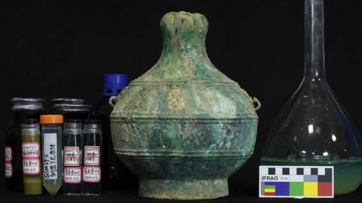 2,300-year-old wine vessel unveils secrets of ancient Qin brewing practices