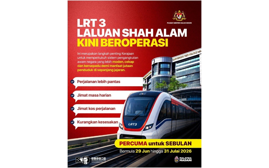 Shah Alam LRT3 Signals MADANI Government's Push for Modern Public Transport Network