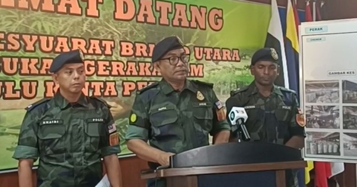 GOF seizes RM31.7 million in illegal mining equipment across Perak and Kedah