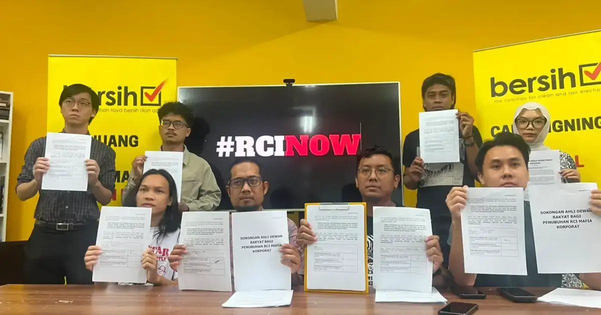 Bersih Claims 34 Lawmakers Support Royal Commission Into 'Corporate Mafia' Allegations