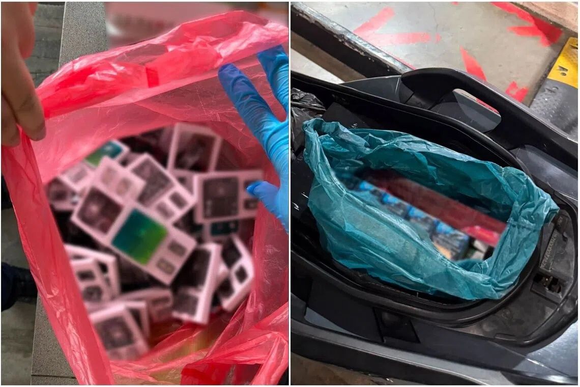 Two arrested for smuggling cigarettes and vapes through Woodlands Checkpoint