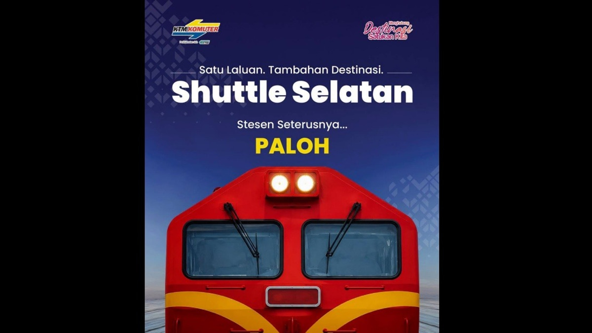KTMB Expands Southern Shuttle Rail Service to Paloh from August 8