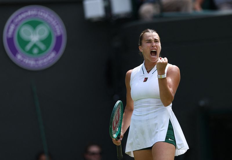 Sabalenka battles past Kessler in tense Wimbledon second-round clash