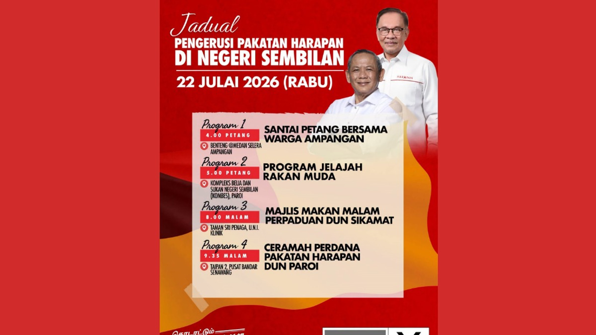 Anwar Launches Major Campaign Push in Negeri Sembilan as PH Eyes State Retention