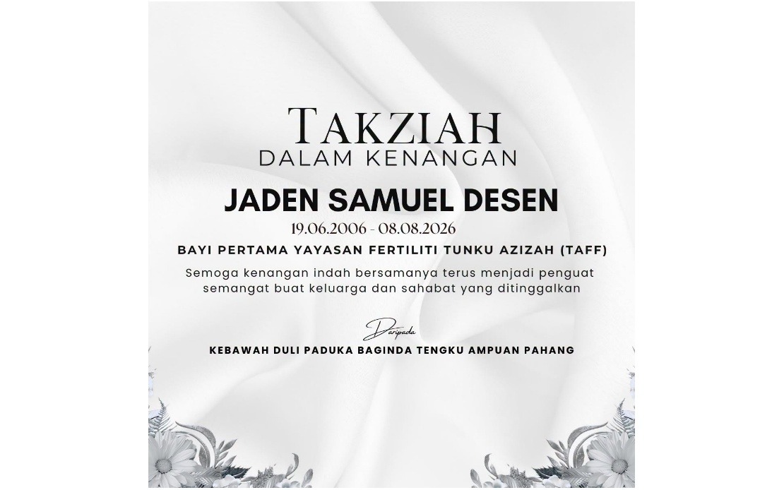 Tunku Azizah Mourns Passing Of TAFF's First IVF Baby