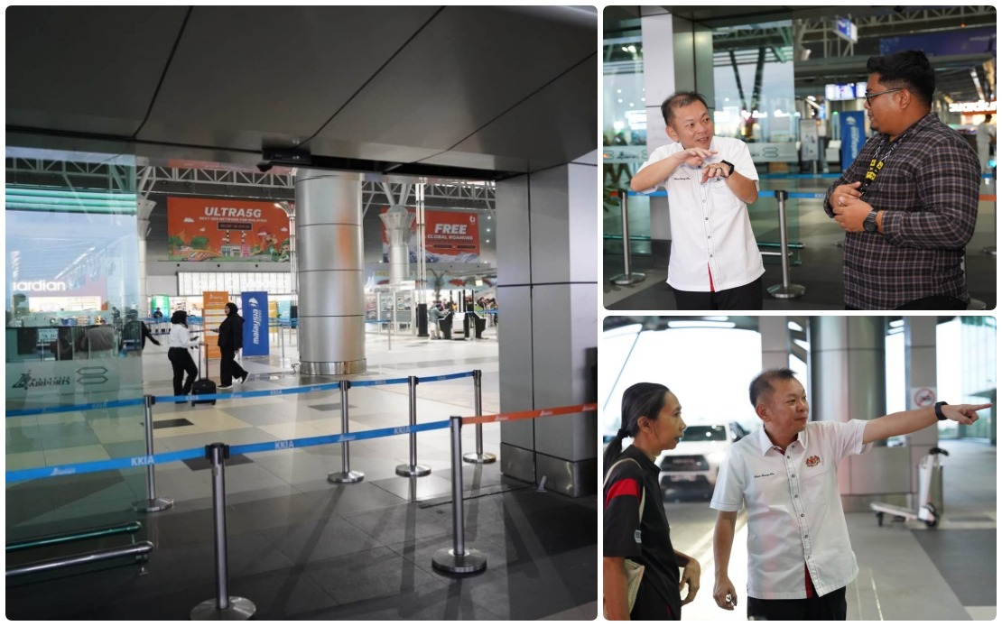 SUV Crashes Through Glass Doors at Kota Kinabalu Airport Departure Hall