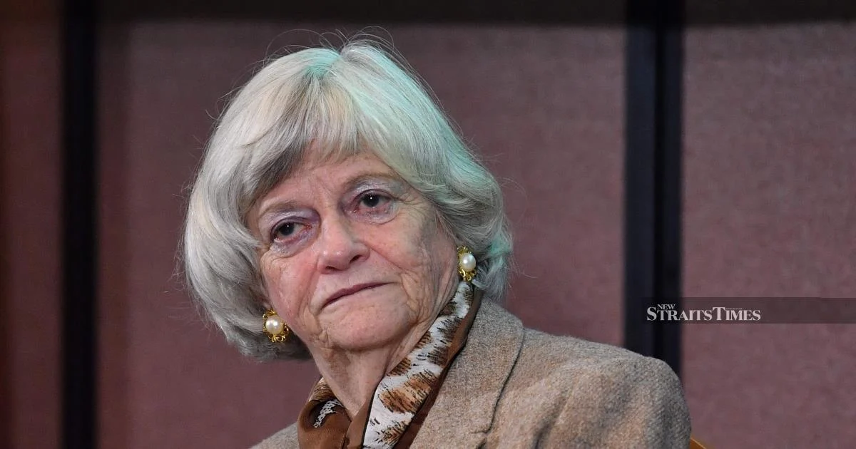 Man held for questioning in death of Ann Widdecombe, prominent British politician and author