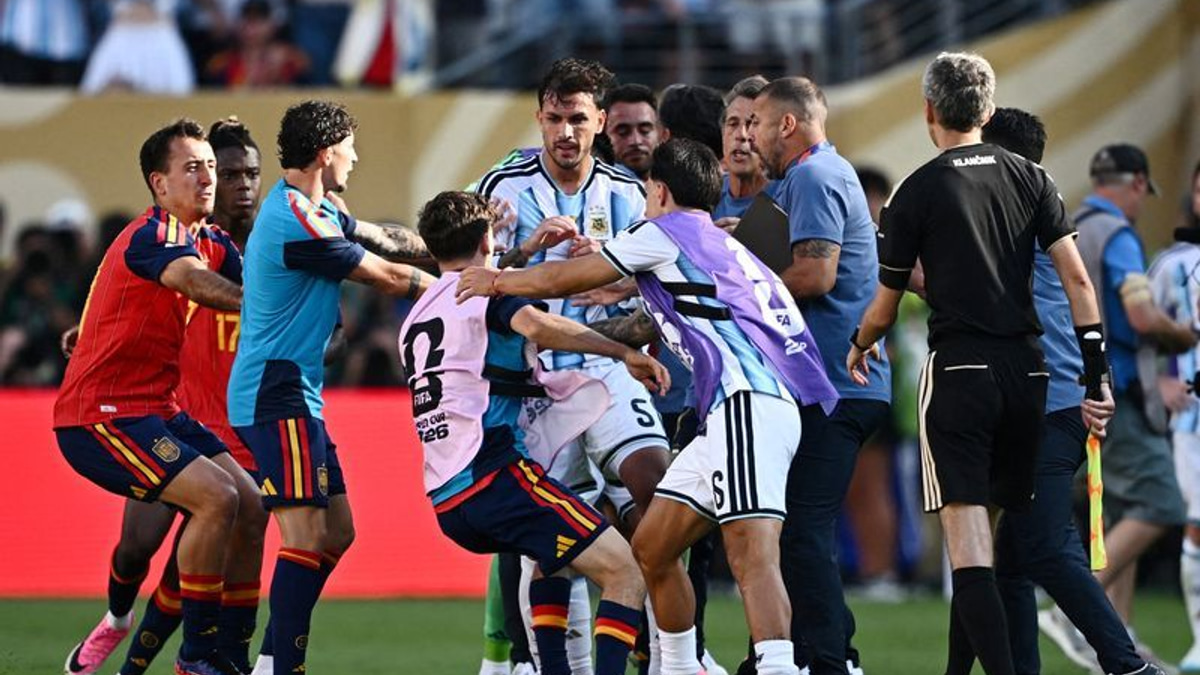 FIFA to probe World Cup final brawl following Spain's victory over Argentina