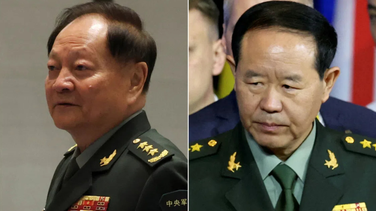 China Removes Two Senior Generals From Military Command Structure