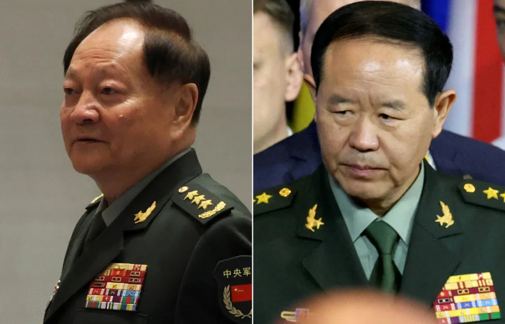 China Removes Two Senior Generals From Military Command Structure