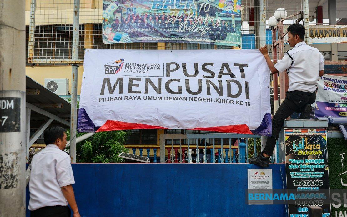 2.7 Million Johor Voters Head to Polls in State Election Today
