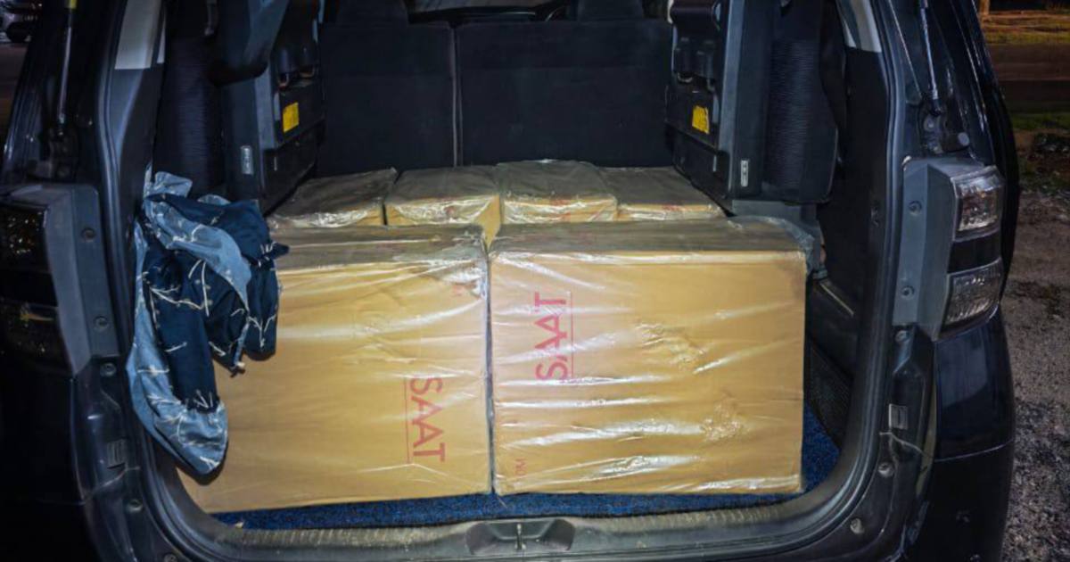 60,000 Duty-Unpaid Cigarettes Seized in Kelantan; Driver Arrested