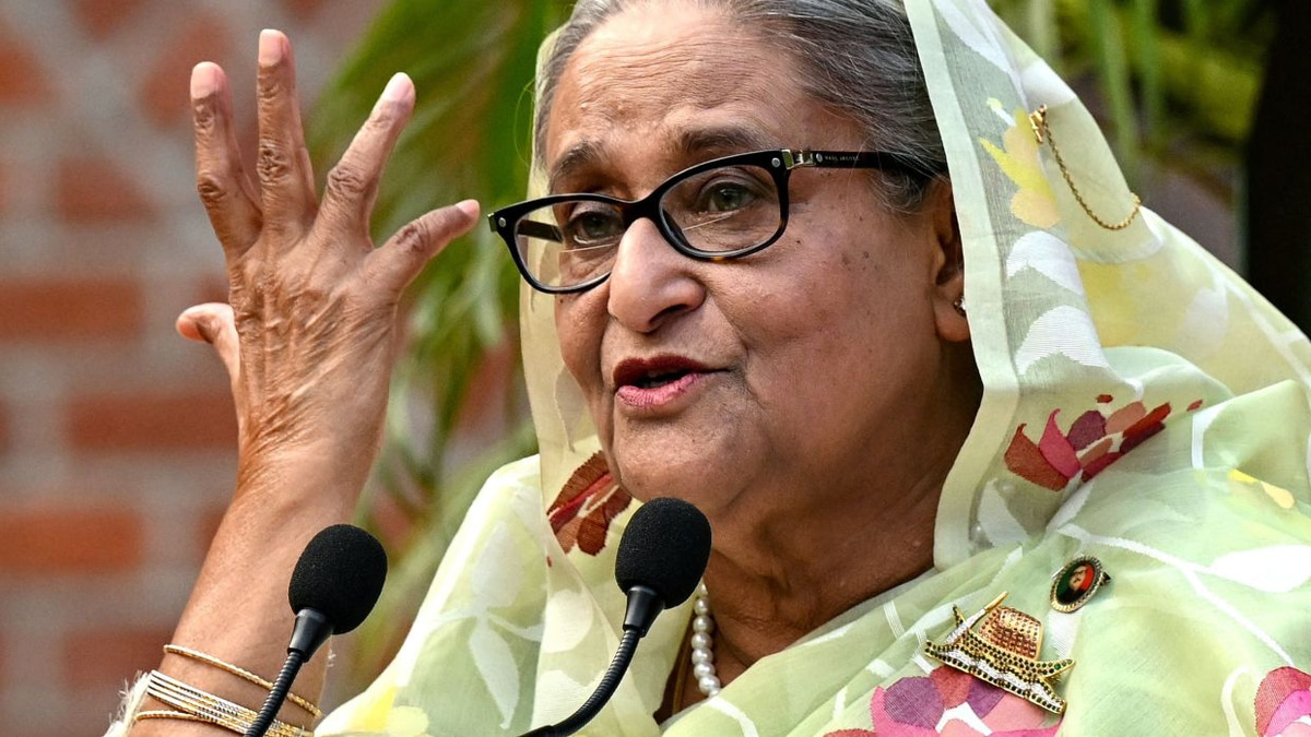India denies role in Hasina's virtual address as Bangladesh tightens media restrictions