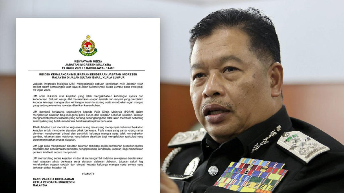 Immigration Department Orders Internal Probe into Jalan Sultan Ismail Fatal Crash