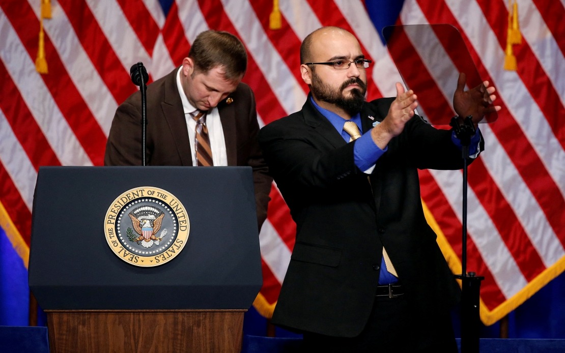 Trump's Teleprompter Operator Suspended Over Alleged Betting Scheme on Presidential Speeches