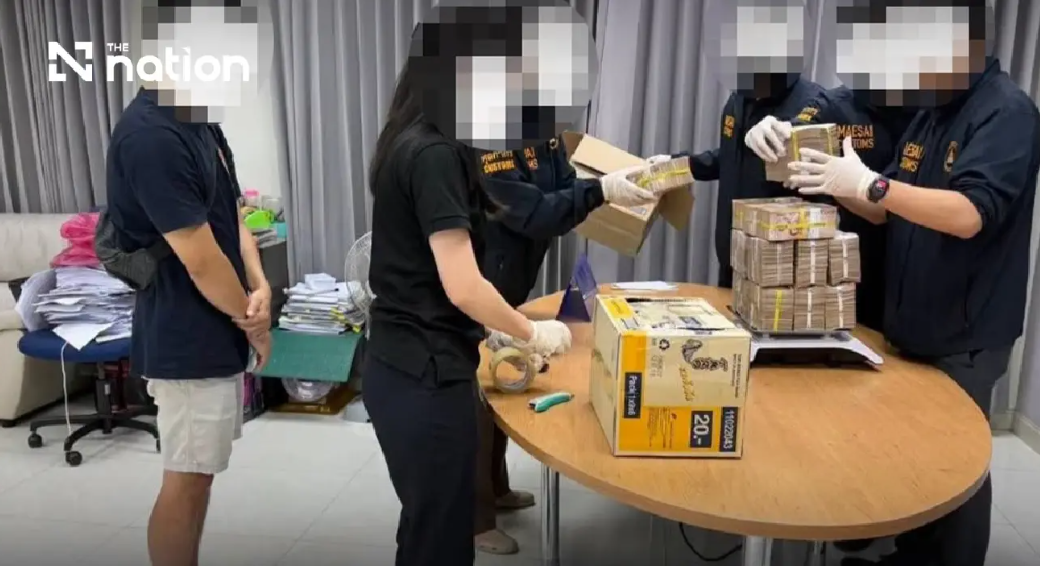 Thai Customs Seizes ฿23 Million in Cash Hidden in Snack Boxes at Myanmar Border