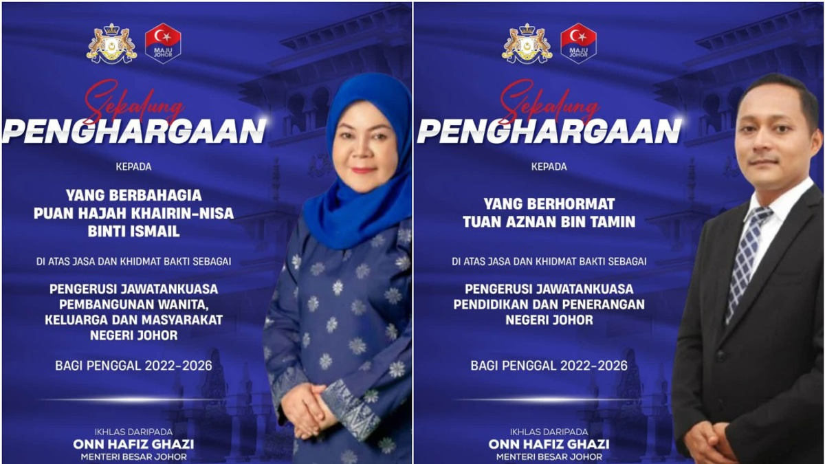 Johor Chief Minister Acknowledges Former Cabinet Members as State Reshuffles Executive Council
