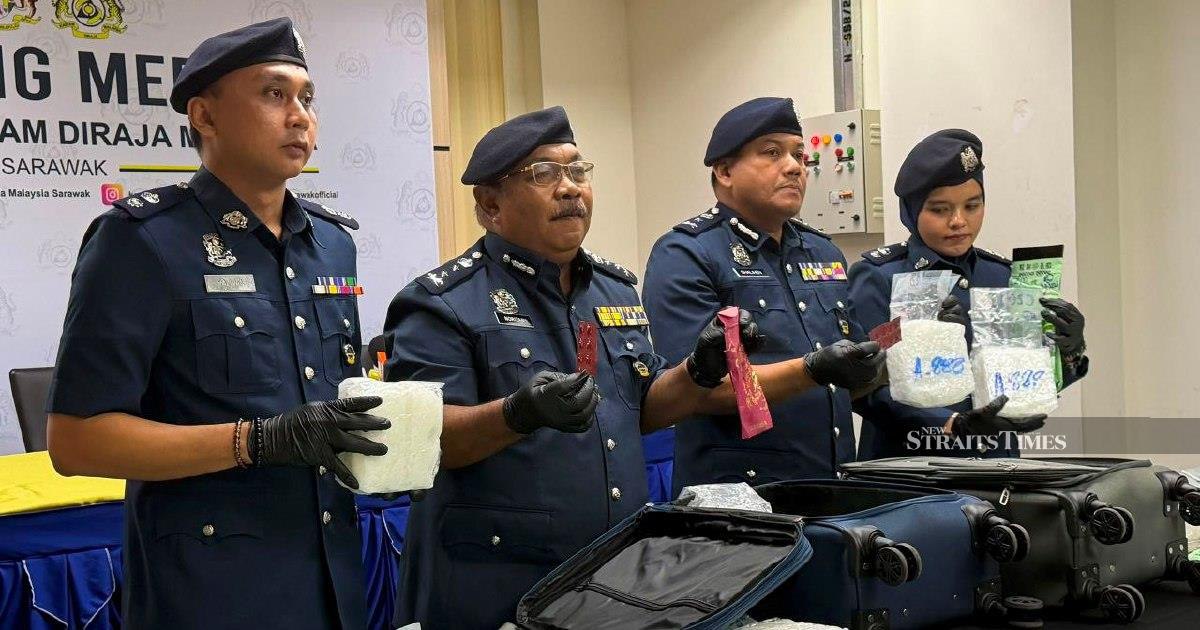 Sarawak Customs Intercepts RM1.32 Million Drug Haul at Kuching Airport, Arrests Two