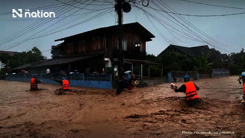 Thailand Declares Disaster Zone in Nan Province as Monsoon Flooding Sweeps North