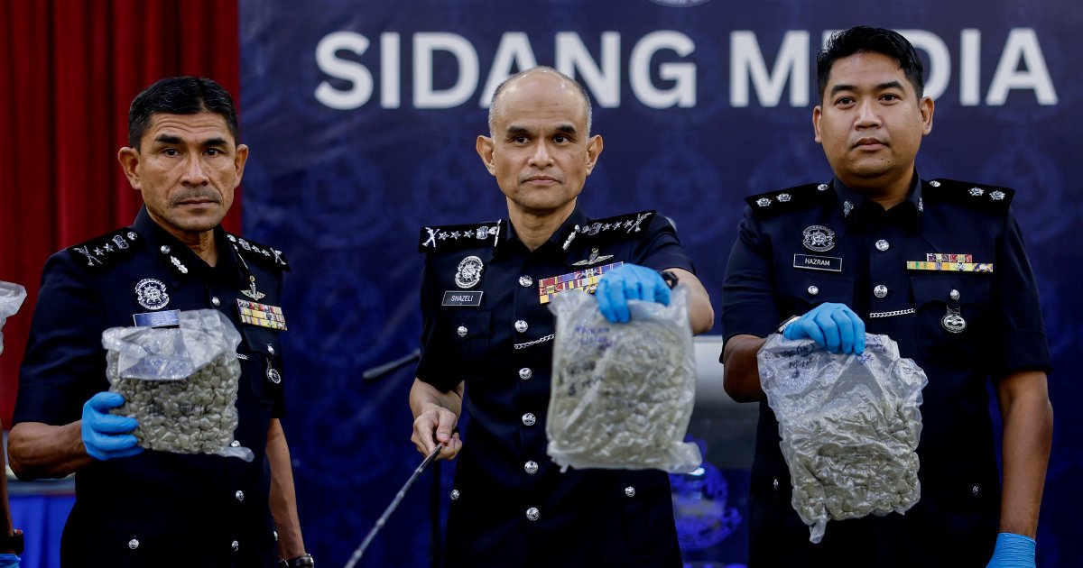 Police intercept RM19.8 million cannabis shipment at KLIA destined for Europe; seven held